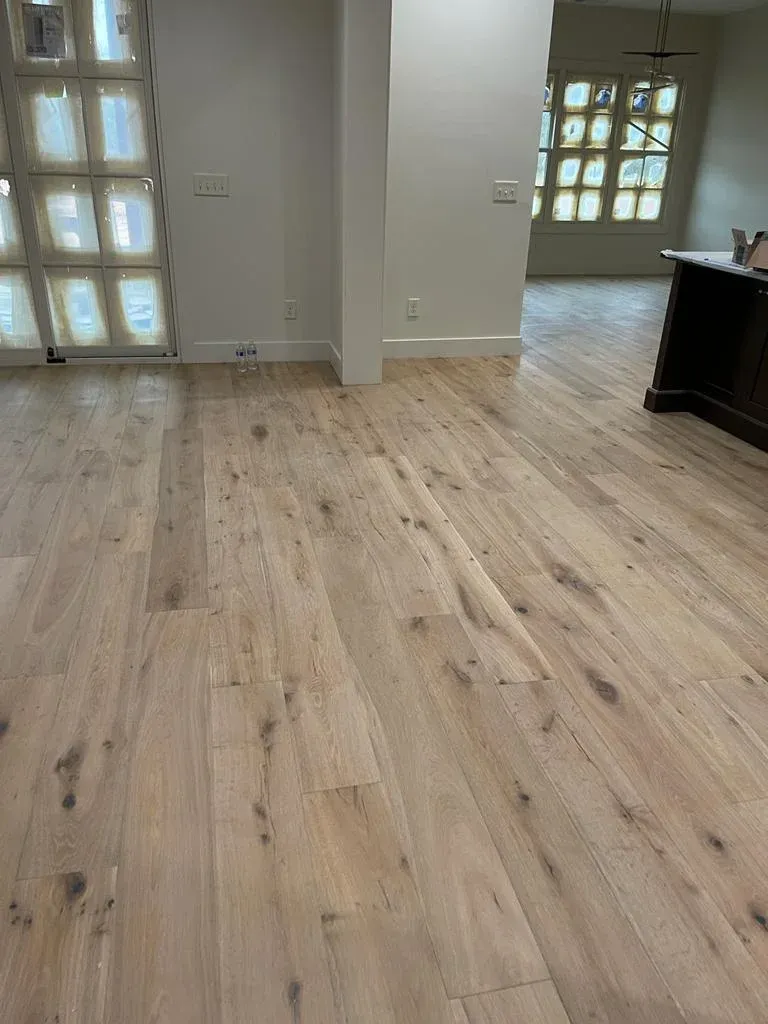 White oak, full ground floor